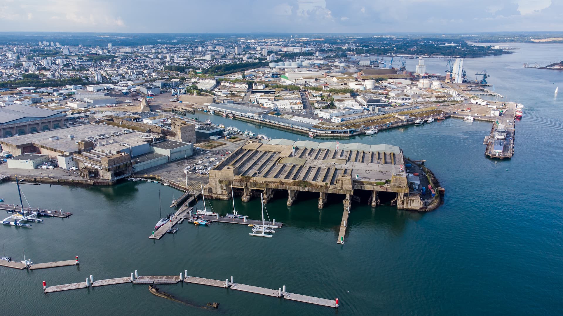 Visitez la base de sous marins de Lorient